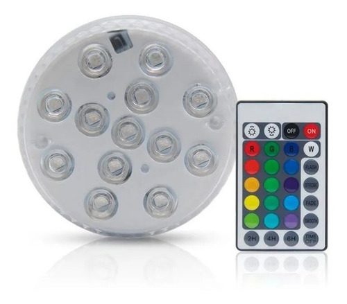 Luz Led 13 Chips Sumergible Piletas Jacuzzi, Jarron 16