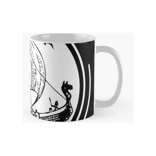 Taza Viking Ship Boat Runes Wikinger Vikings Essential. Cali