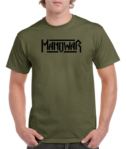 Polera Hombre Estampado Manowar #4