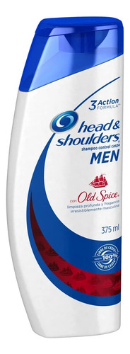  2 Pzs Head & Shoulders Shampoo Hombre Old Spice 375ml