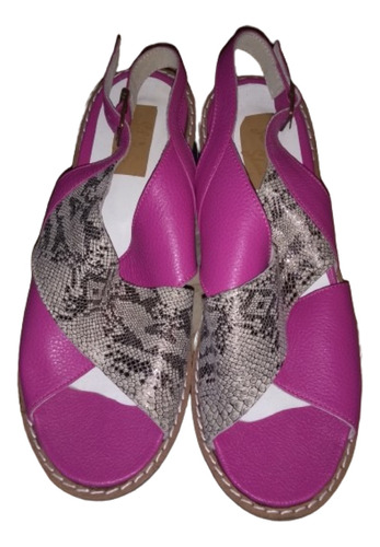 Sandalias Plataforma Fucsia Nuevas 39-40