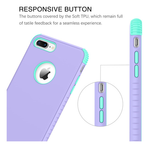 Bentoben Compatible Con La Caja Del iPhone 8 Plus, La Caja D