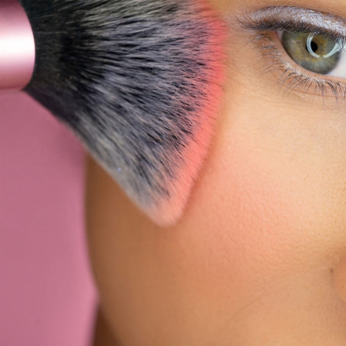 Brocha De Maquillaje Real Techniques Mini Multitask, Vegana,