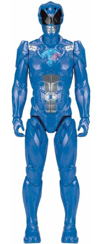 Figuara Power Rangers Boneco Ranger Azul 30cm  Sunny 1258