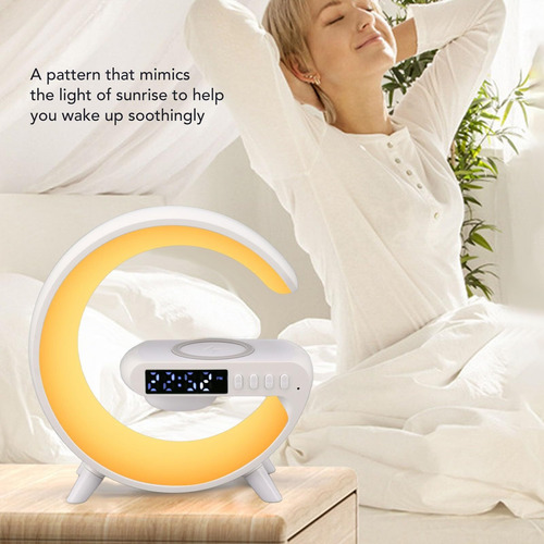 Luz Colorida Audio Bluetooth Con El Cargador Inalámbrico