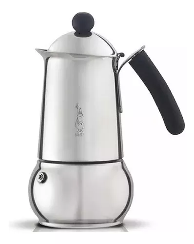 Cafetera Bialetti Class 6 Pocillos Acero Inoxidable Italiana