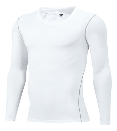 Playera Deportiva Ajustada De Manga Larga Y Secado Rápido