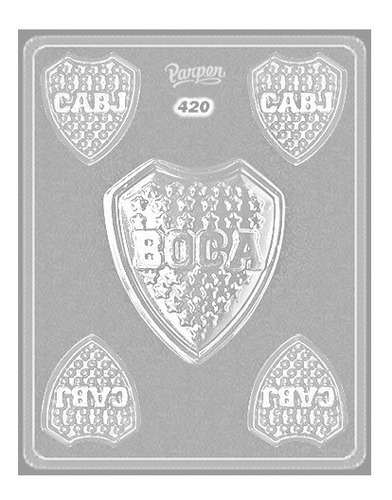 Placa Escudos Boca Junior Parpen