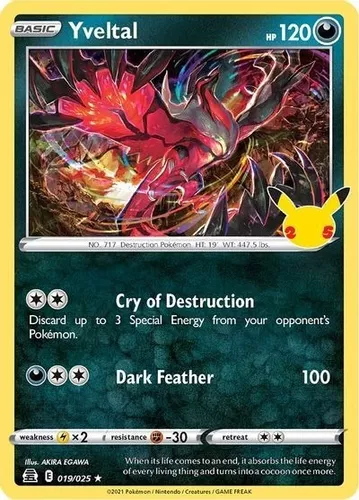 Carta Pokémon Lendária