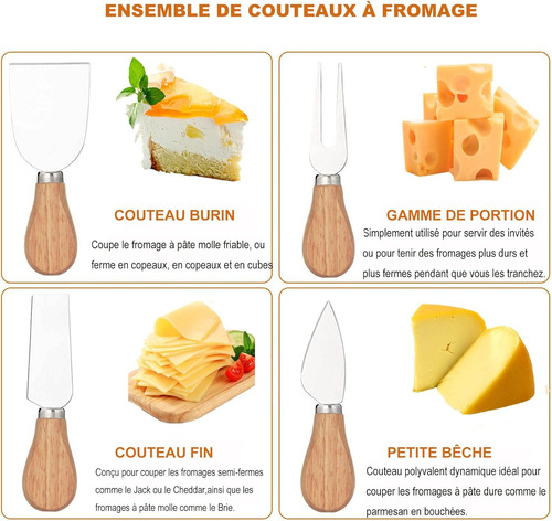 Exquisito Juego De Cuchillos Para Queso Julian Miro De 4 ...