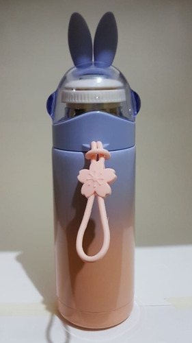 Imagem 2 de 2 de Garrafa Térmica Inox Coelhinho 350 Ml