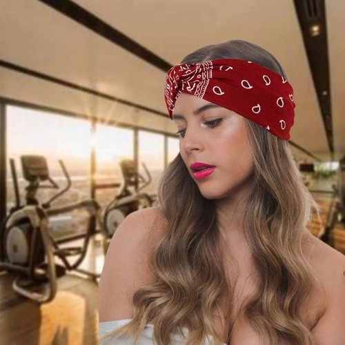 6pcs Bohemias Banda Elástica Diadema Mujer Cabello Turbante