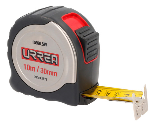 Flexómetro Con Carcasa De Acero Inoxidable 10 M X 30 Mm