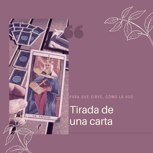 Imagen 2 de 7 de Lectura De Tarot Sesión De Tarot Una Hora!