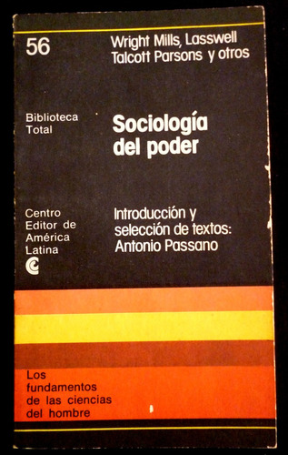 Sociologia Del Poder Mills, Lasswell Talcott Parsons, Otros 