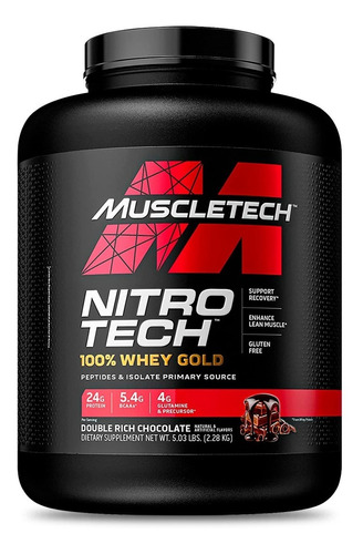 Nitro Tech Whey Gold De 5lbs (69 Servicios) Muscletech