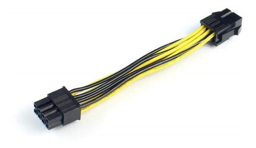 Imagen 1 de 5 de Cable Extensor Pci-e De 6 Pin Hembra A 8 Pin Macho