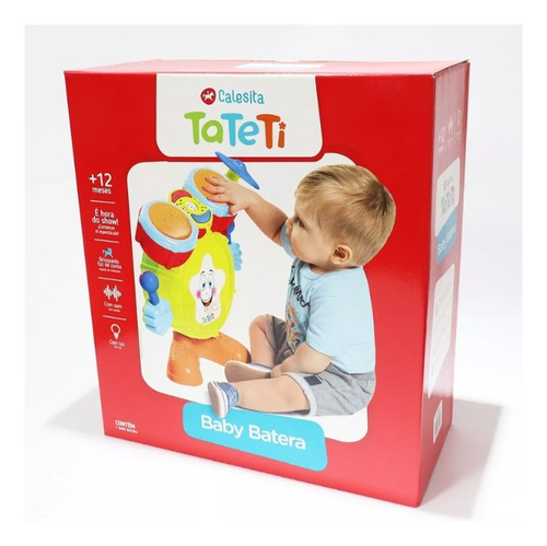 Bateria Baby Batera Musical Con Luz Y Sonido Juguete Bebe
