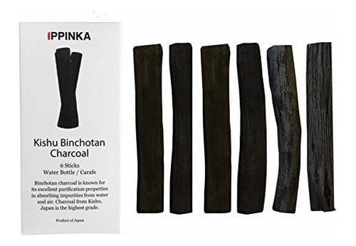 Kishu Binchotan Charcoal Personal De Incienso 6 Barras De Fi