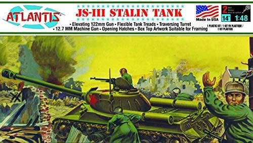 Atlantis Modelo 1/48 Tanque De Stalin Del Ejercito Ruso Kit