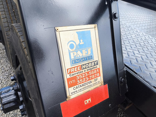 Carretinha Free Hobby P/ Transporte De Bobcat