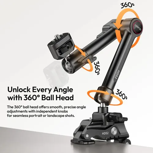 Suporte De Câmera Ulanzi T098 Magic Arm Clamp 360 | Parcelamento