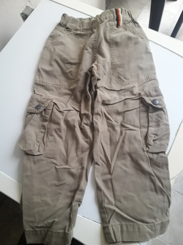 Pantalón Tipo Cargo Grisino. Cintura 48 Cm