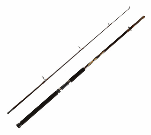 Caña De Pescar Variada De Rio Masterfish Stream Negro - 300cm X 480g - Media Con Resistencia De 60 - 120 Gramos Para Señuelo De 120g