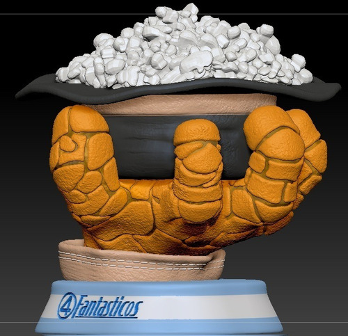 Archivo Stl Pochoclera Soporte Joystick 4 Fantástico Mole