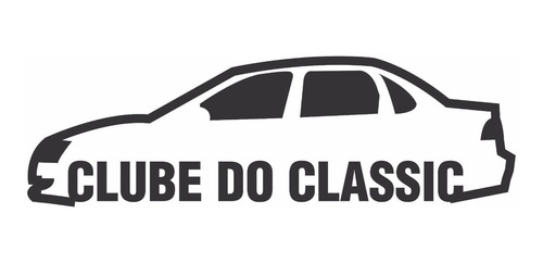 Adesivo Decorativo Automotivo Chevrolet Clube Classic 15cm