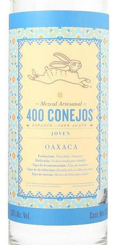 Pack De 6 Mezcal 400 Conejos Joven 1.75 L