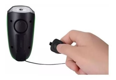 Luz Linterna Blanca Con Pito Bicicleta Recargable 250 Lumens