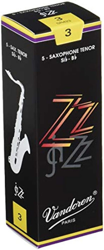 Vandoren Sr423 Tenor Sax Zz Reeds Strength 3; Caja De 5