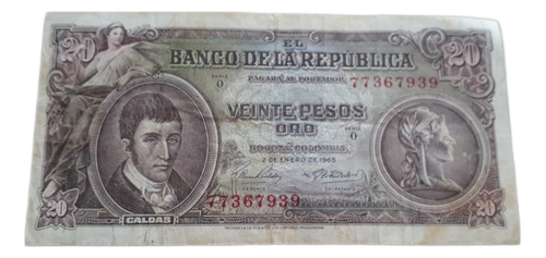 Colombia 50 Pesod 1965