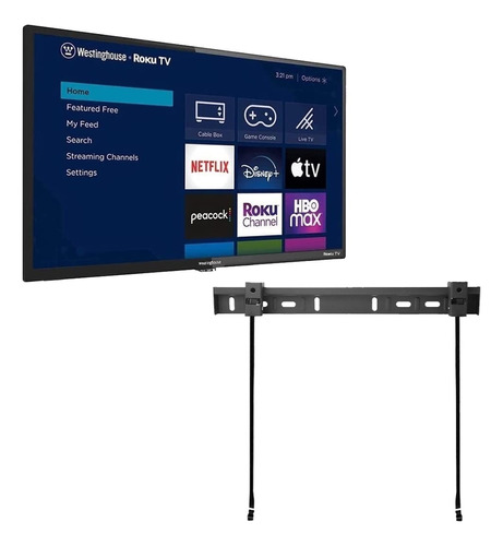 Television Westinghouse 24'' Roku Tv Wr24hx2210 + Soporte (Reacondicionado)