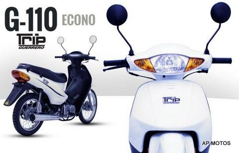 Imagen 5 de 11 de Guerrero Trip 110 Econo Negro 0km Ap Blitz 2023 Smash Rappi