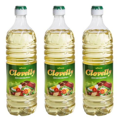 Aceite Mezcla Clovelly Siglo De Oro 900ml Pack 3 Unidades