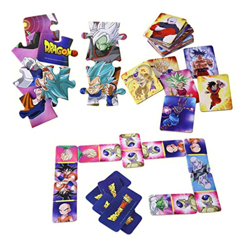Novelty Jca-2917 Set De Juegos 3 En 1 Dragon Ball Súper