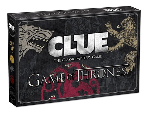 Juego De Mesa Usaopoly Clue Game Of Thrones Tematico