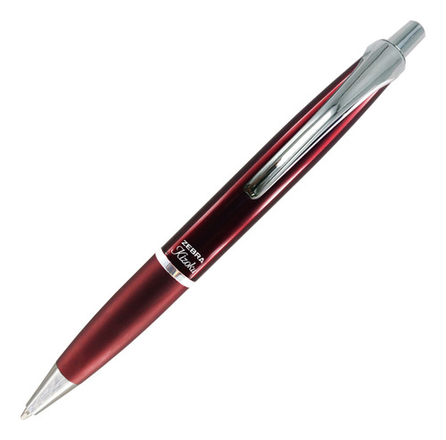 Zebra Bolígrafo Retráctil Kizoku Rt 1,0 Mm Estuche 1 Pieza Vino Negro