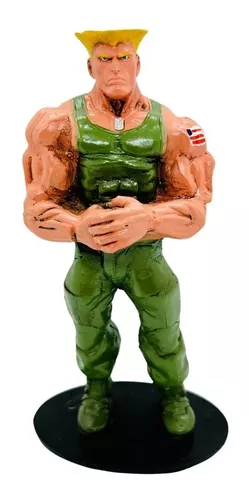 Guile Street Fighter Boneco Colecionável Resina