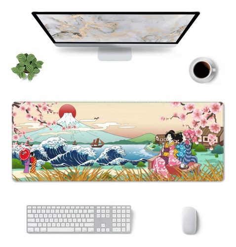 Alfombrilla Mouse Para Juego Diseño Flor Cerezo Japon Tamaño