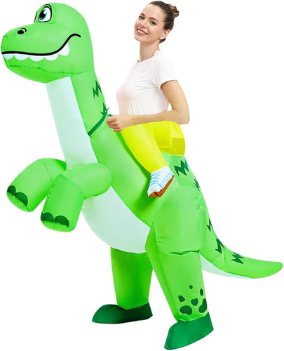 Disfraz De Dinosaurio Inflable Jurosaica Para Adultos, Disfr