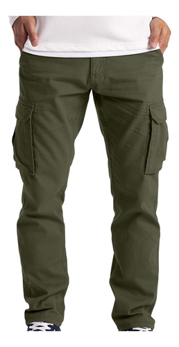 General Pantalones Tipo Cargo D Para Hombre, Ropa De