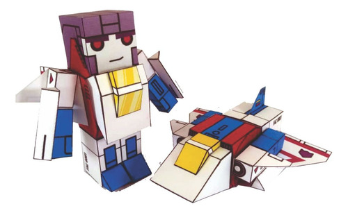 Morfobot Transformers Starscream - Modelo Para Armar (pdf)
