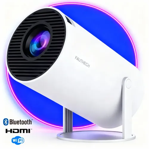 Projetor Smart Portátil Hy300 4k Full Hd Android 11 Wifi 5g Bluet...