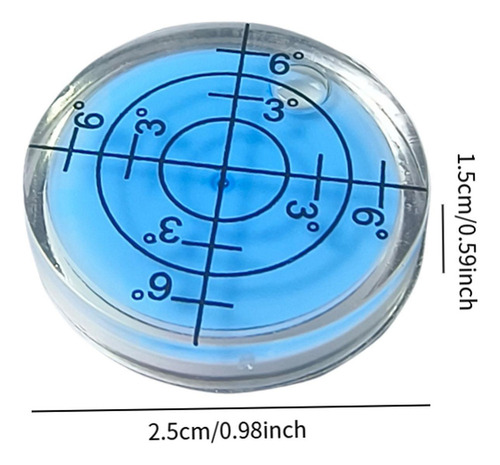 Vv Golf Slope Putting Level Nivelamento Bubble Meter Azul