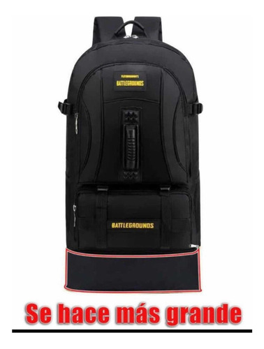 Mochila Back Pack Deportiva Viaje Táctica Gran Capacidad 1626 Xsh Color Khaki Camuflaje