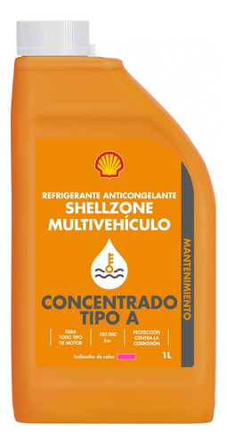 Refrigerante Shellzone Multivehiculo Concent Tipo A