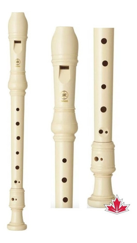 Flauta Yamaha Germanica Soprano Yrs 23g Creme Novo